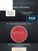 Tema 10 El Cuento Ecuatoriano Contemporáneo