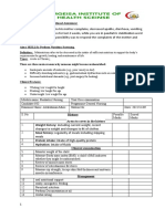 Blood Transfusion Checklist