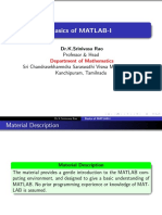 Matlab I