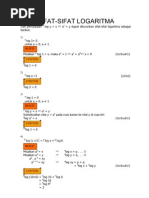 Sifat-Sifat Logaritma