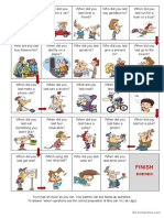 Past Simple Irregular Boardgame