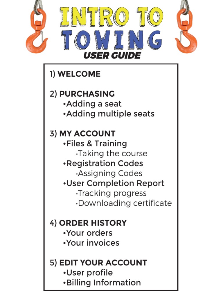 Towing Course User Guide | PDF | Cyberspace | Software