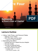 Lecture 04 - Estimating A Firms Cost of Capital