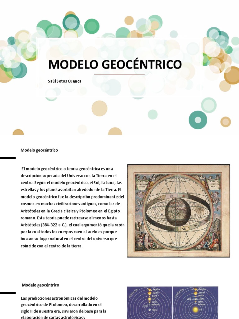 Características del Modelo Geocéntrico | PDF