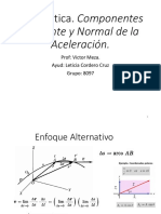 6 M.V. Cinematica (Componentes Normal y Tangencial)