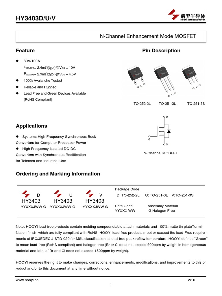 Hy3403d C133397 | PDF