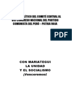 Viii Congreso Nacional Del Pcdelp-Pr. Informe Politico