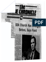 The Keene Chronicle, Des, The SDA. Church Has Changed Before, 14 Dec 1982, 4 Sections