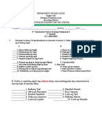 4th Summative Test in AP4