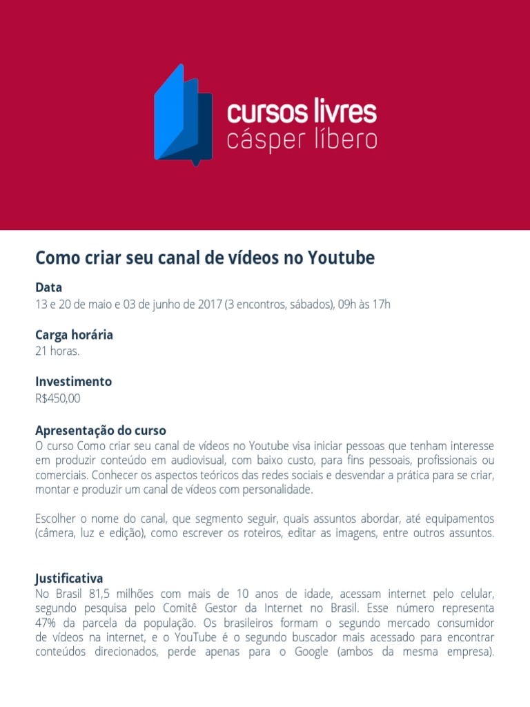 Manual Youtube Final1-2 | PDF | YouTube | Publicidade