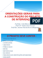 Orientações Projeto