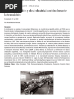 El Robo Del Patrimonio Nacional Español Durante La Transición Privatización y Desindustrialización