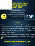 Simulado V - Guarda Municipal Santa Luzia 2022