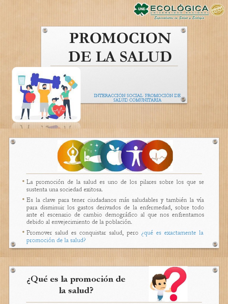 Objetivos de la Promoción de la Salud | PDF | Promoción de la salud