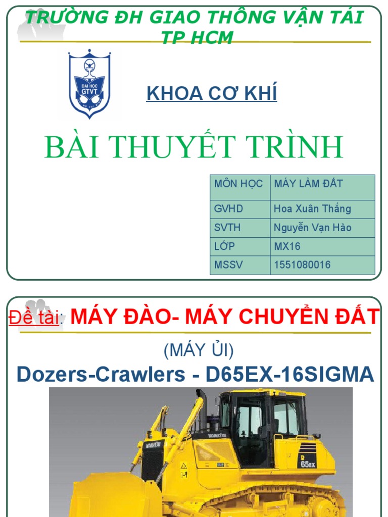 Komatsu D65ex Weight