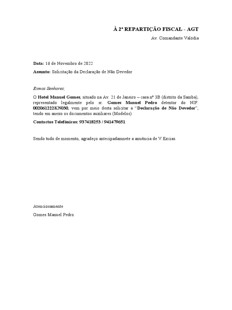 Carta agt pdf
