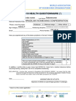 Wako Covid-19 Questionnaire (1) para Todos Os Atletas