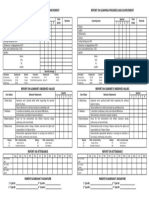 Report on student learning progress