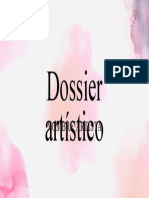 Presentación Dossier Arte Acuarela Artístico Rosa