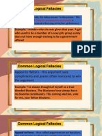 Common Logical Fallacies