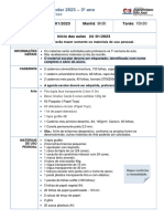 Lista de Material 3 Ano - 2023 - CASJ