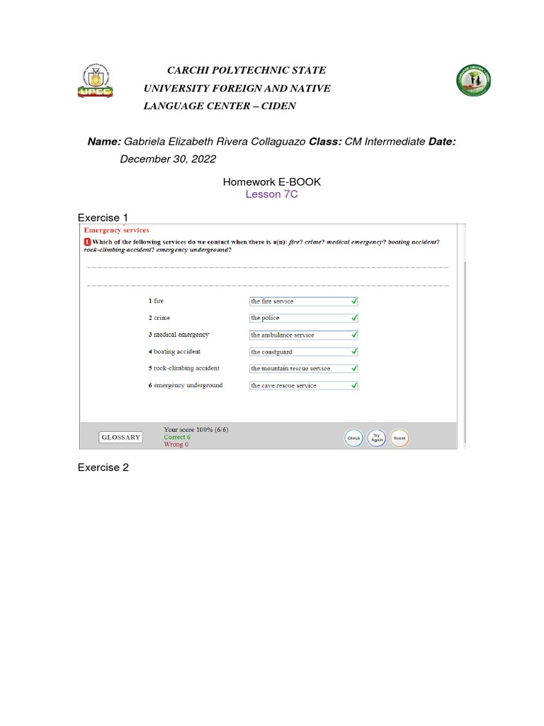 Rivera Gabriela Lesson 7c Ingles | PDF