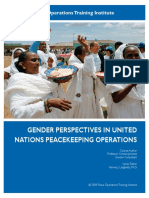 Gender Perspectives in United Nations Peacekeeping Operations