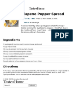 Jalapeno Popper Spread