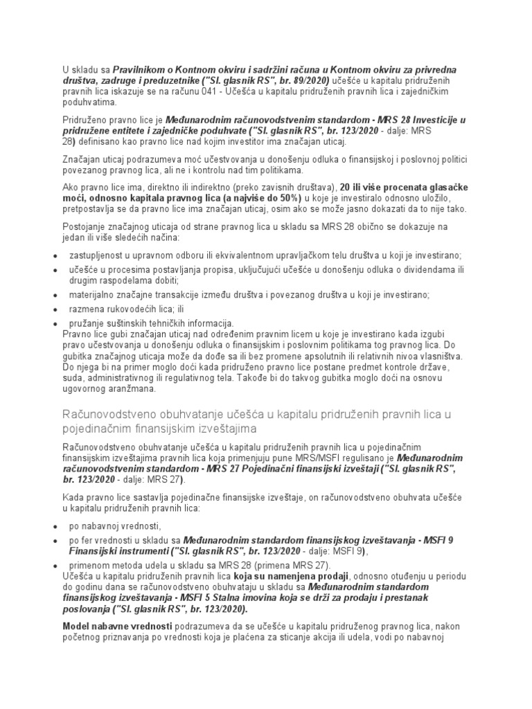 Equity Metoda Pdf
