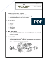 JOBSHEET DIESEL Menyetel Saat Injeksi Budut