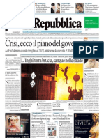 La Repubblica 10.08.11