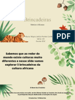 Brincadeiras: Matrizes Africanas