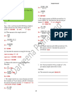 Calculating simple interest amounts and rates