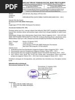 Undangan Pra-Raker Tahun 2022