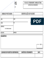 Ficha de Atendimento Ambulatorial Sia Sus