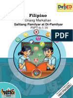 Filipino 5 Obando District Module 9 Salitang Pamilyar at Di Pamilyar