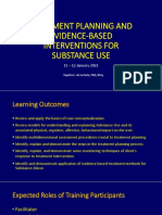 Treatment Planning and Evidence-Based Interventions For Substance Use