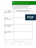 TAU CET QF 05 Evaluation Form For Outline Oral Presentation