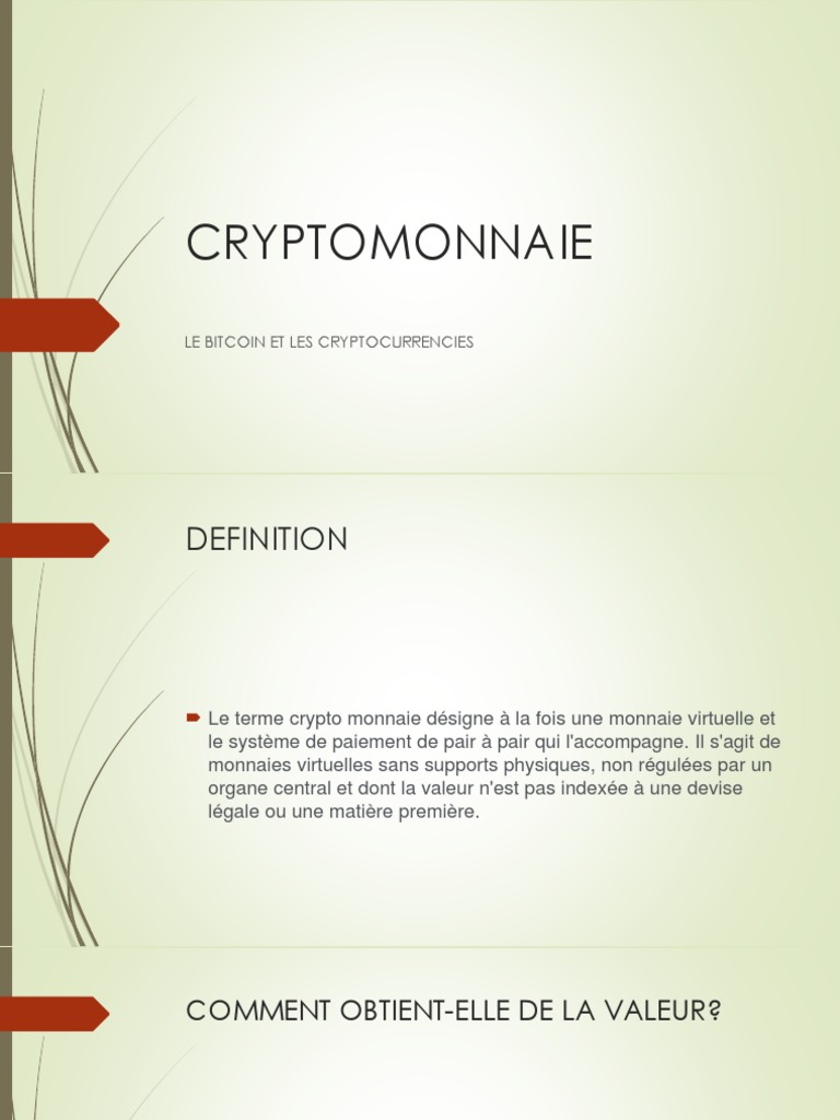 Comprendre la Cryptomonnaie et Bitcoin | PDF | Bitcoin | Crytomonnaies