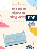 Pagsulat Sa Filipino Sa Piling Larang - M6