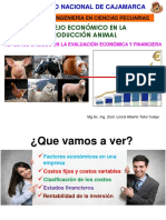 Manejo económico en la producción animal en la Universidad Nacional de Cajamarca