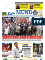 El Mundo Newspaper: No. 2028 - 08/11/11