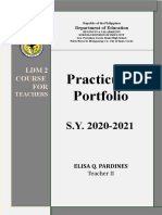 Pardines - LDM Practicum Portfolio