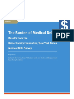 8806 The Burden of Medical Debt Results From The Kaiser Family Foundation New York Times Medical Bills Survey