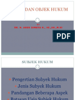 Subjek Dan Objek Hukum - Edit-Dikonversi