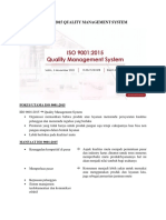 ISO 9001 - 2015 Quality Management System
