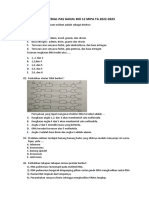 Soal Remedial Pas Ganjil Bio 12 Mipa 2022