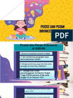 3.3 Menganalisis Posisi dan Peran Indonesia Dalam Kerja Sama di Bidang Ekonomi, Politik, Sosial, Budaya, Teknologi, dan Pendidikan Dalam Lingkup ASEAN 