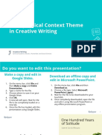 CRW11 - 12 Q2 0501M - PS - Sociopolitical Context Theme in Creative Writing