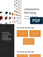 Automotive Servicing: Anthony N. Arganda Tvl-Industrial Arts